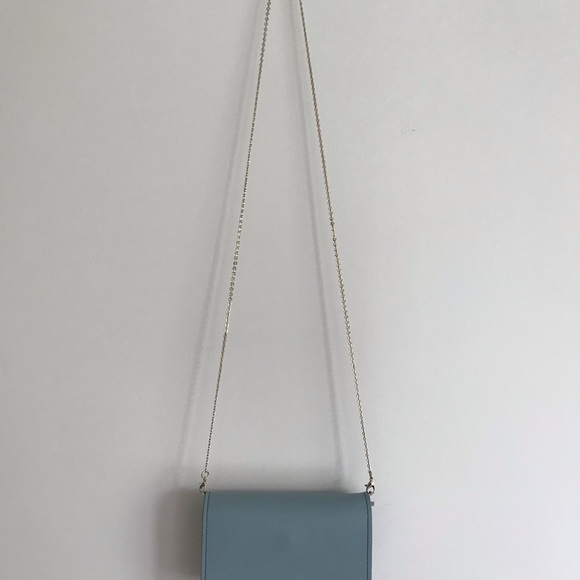ZAC Zac Posen Earthette Crossbody Chain blue green - Picture 7 of 7